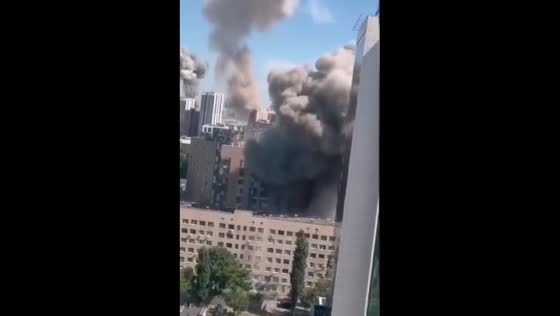 Russia launches missile strike on Kyiv, hits children's hospital