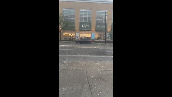 Intense summer hailstorm turns Toronto streets into winter scene