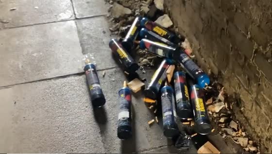 Numerous Nitrous Oxide canisters found dumped in Highgate, Birmingham, UK