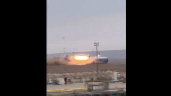 Azerbaijan Airlines plane crashes in Kazakhstan en route to Grozny