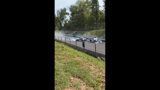 Multi-car crash brings Porsche Supercup race to halt in Monza, Italy