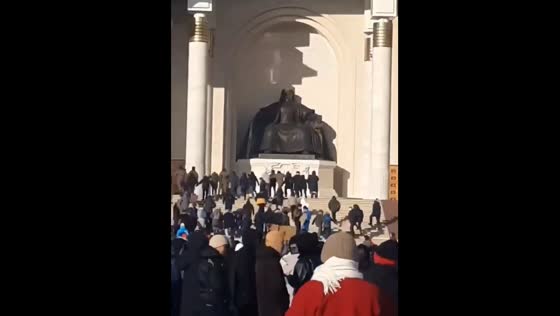 Protesters storm the Government Palace in Mongolia