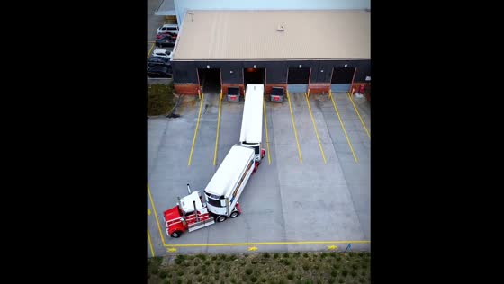 Truck parking at Menora Foods in Victoria, Australia