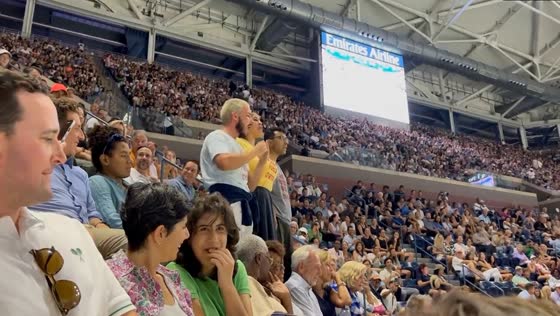 Climate change protestors disrupt US open semifinal, delay match for 49 minutes
