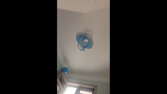 Ceiling fan blades suddenly fall while spinning in Henan, China
