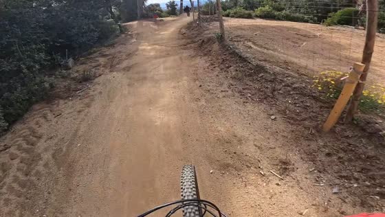 Downhill biking crash at La Garriga, Spain