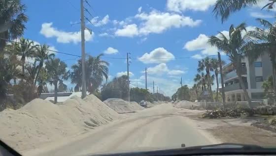 Anna Maria Island before Hurricane Milton, after Hurricane Helene