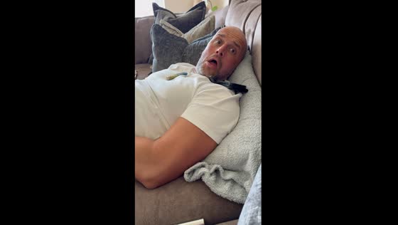 Waking up to fear: partner pranked with Nun mask