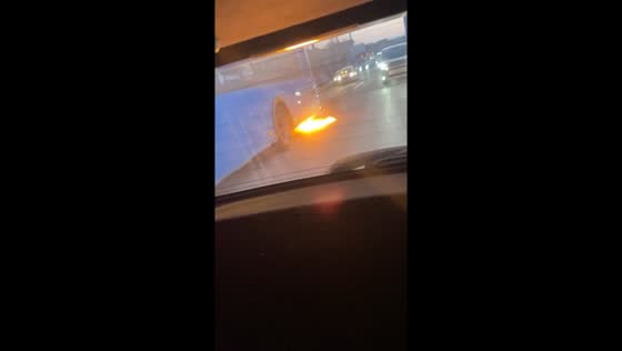 "Ghost rider" bus in Vladivostok survives rear-end fire en route to repairs