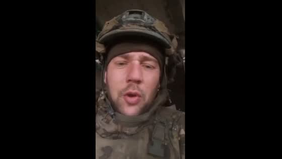 Russian platoon commander records inspiring message in the heat of Avdiivka battle