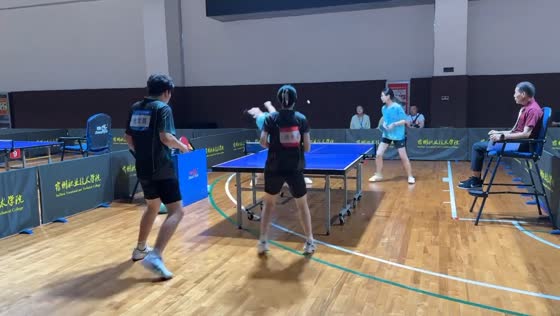 Woman accidentally hits opponent’s head during table tennis serve in Anhui, China