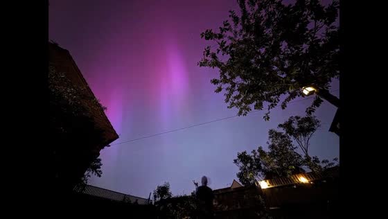 Rare G5 geomagnetic storm brings Northern Lights to London, UK
