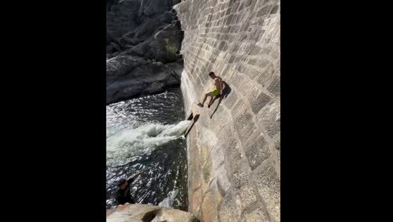 Parkour slip in Madrid