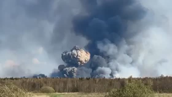 Ammunition depots explode in Vladimir Oblast, emergency declared