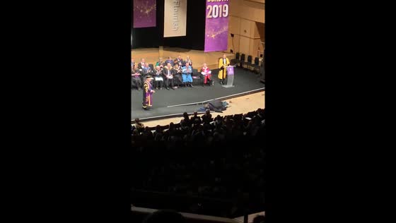 Graduation slip in Glasgow