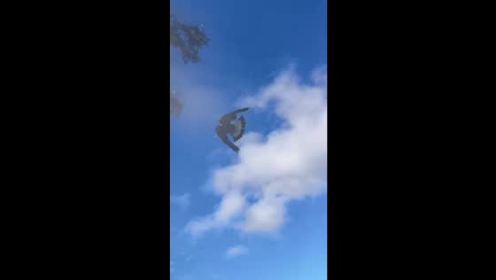 Magpie swoops around woman in Manly, Brisbane, Australia