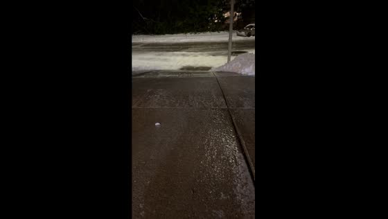 Winter storm chaos: Longview resident's ice test turns into slippery slide adventure