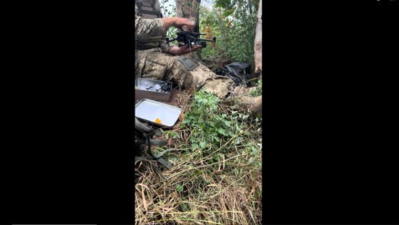 Volunteers from the White Tserkva working in Bakhmut help Ukrainian soldiers to launch a new drone