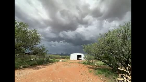 Stormy clouds over Cochise County, Arizona, USA