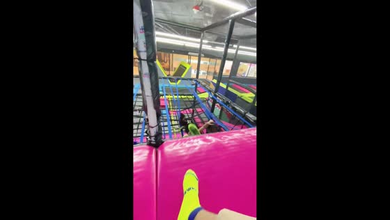Girlfriend falls after playful push on trampoline in Alabang, Muntinlupa, Philippines