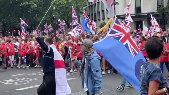 Thousands rally in central London to ‘Unite for the Kingdom’
