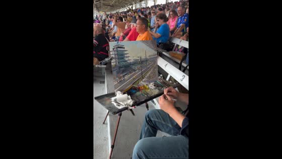Justin Vining captures speedway tradition on carb day