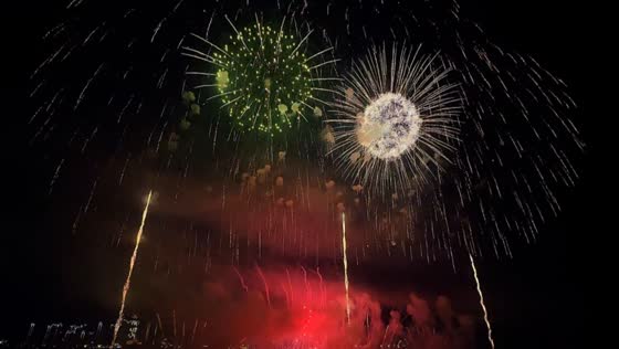 Magnificent Liuyang Fireworks Show lights up the night sky in Hunan, China