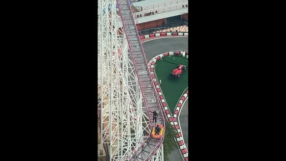 People get stuck on water slide at water park in Shah Alam, Malaysia