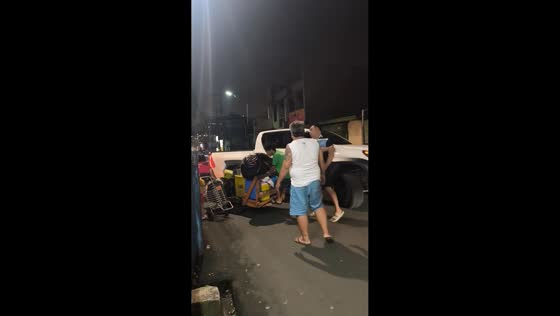 Driver assaults cart pusher in road rage incident in Antipolo, Philippines