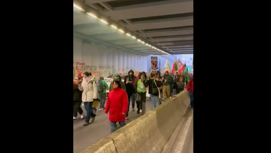 Belgians protest against planned pension reforms in Brussels