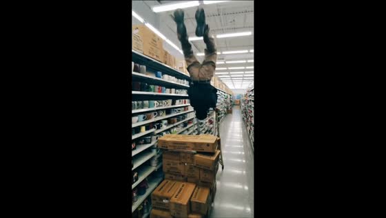 Friend’s handstand attempt ends in laughter in Whitby, Ontario, Canada