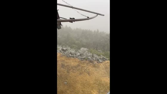 Winter preparations at Jay Peak Resort in Vermont, USA