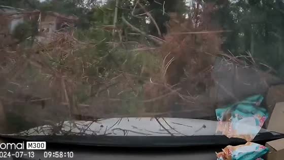 Delivery driver's fatigue leads to accident in Shanxi Province, China