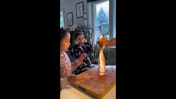 Vacuum egg experiment: how to suck an egg into a bottle