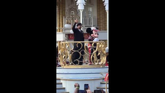 Jalen Hurts' Super Bowl celebration at Disney World in Florida, USA
