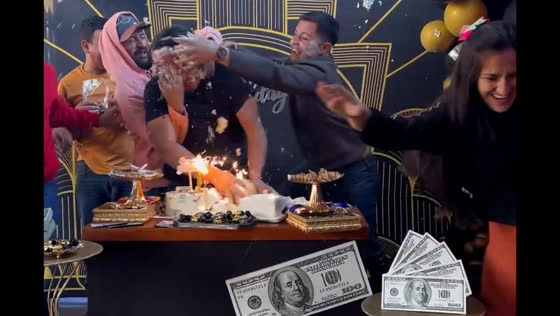 Birthday celebration turns into a cake fight in Ñemby