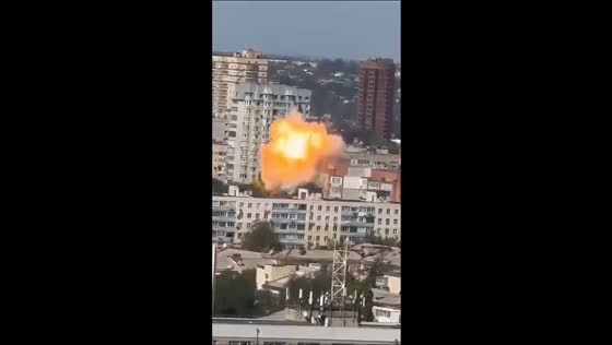 Drone strike damages residential buildings in Rostov-on-Don, Russia