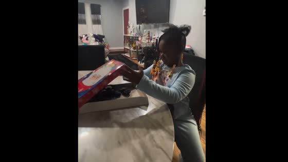 Prank with Christmas present causes child to cry