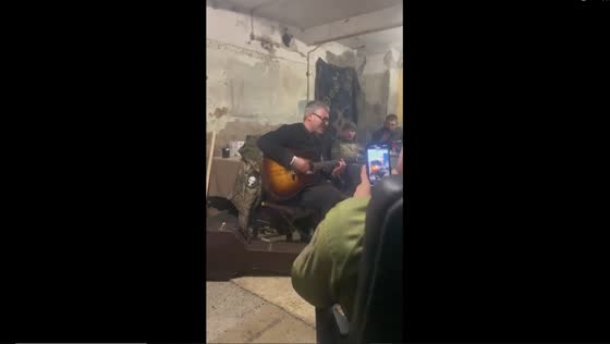 Volunteers jamming with Ukrainian soldiers: support for the 93rd OMBR near Bakhmut
