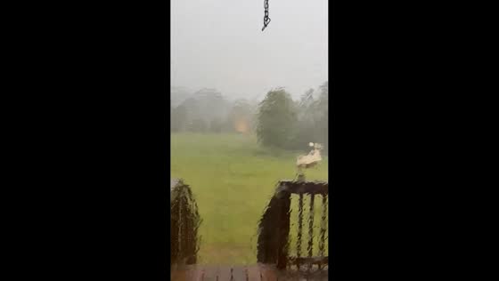 Severe thunderstorm lashes Cornwell, South Carolina