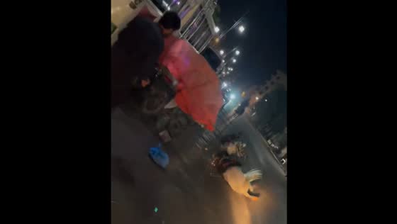 Horse rider crashes into vendor on Burns Road in Karachi