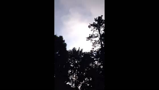 Powerful lightning illuminates night sky during severe storms in Pennsylvania