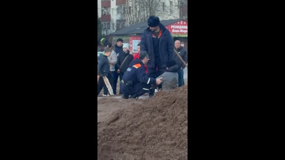 Children rescued from quagmire in Solnechnogorsk