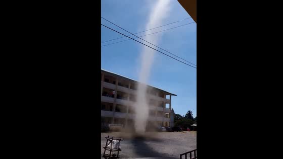 Video captures dust devil swirling on Cotabato school compound