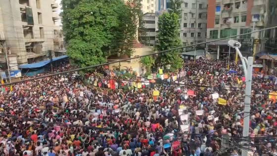 Thousands protest in Chattogram against attacks on Hindus
