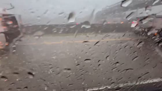 Severe storms slam North Texas with hail and strong winds in Texas, USA