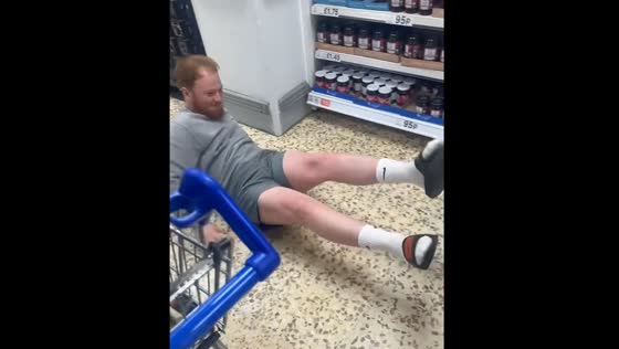 Person slips and falls while running in store in South Wales