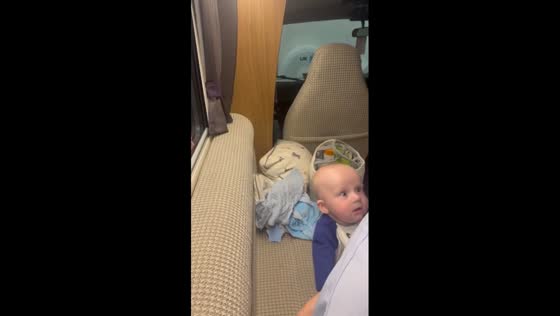 Unexpected tears: baby's crocodile encounter in 'row row your boat' song
