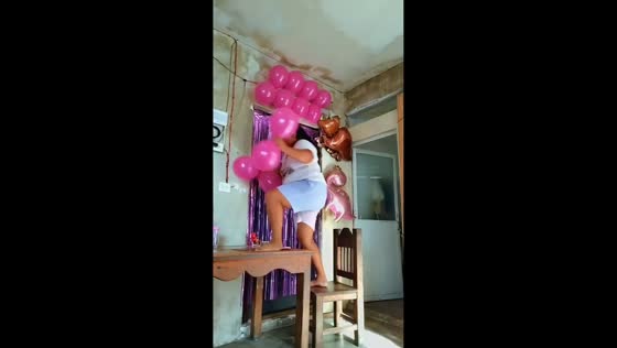 Birthday decoration mishap leaves woman stuck in broken table in Cancun, Mexico