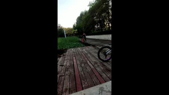 Boy's attempt to jump across pond ends in splash in Shaanxi, China